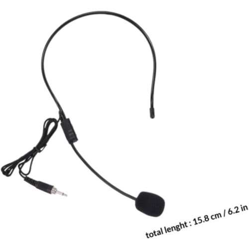 4 stuks oorhaakmicrofoon headset microfoon stemversterker praktische eenrichtingsmicrofoon plastic 1