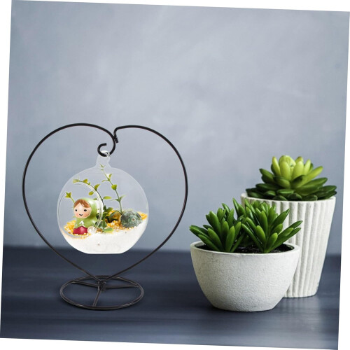 4pcs Iron Hanging Stand for Bottle Hanger Micro Landscape Bottle Display Stand Simple Design 2