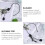 4 stuks oorhaakmicrofoon headset microfoon stemversterker praktische eenrichtingsmicrofoon plastic 7
