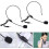 4 stuks oorhaakmicrofoon headset microfoon stemversterker praktische eenrichtingsmicrofoon plastic 8