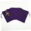 5pcs Purple Velvet Drawstring Bundle Pockets for Electronics Cable Management Bags 5