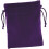 5pcs Purple Velvet Drawstring Bundle Pockets for Electronics Cable Management Bags 6