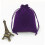 5pcs Purple Velvet Drawstring Bundle Pockets for Electronics Cable Management Bags 7
