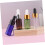 Flaconi contagocce per oli essenziali, 4 pezzi, 10 ml, piccoli, in plastica blu, verde e marrone 8