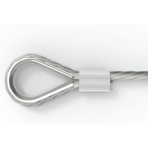 Surtido de 400 manguitos de engaste de aluminio para cables de acero. 1