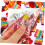 400pcs Candy Wrappers Foil Wrapper Aluminum Packaging Paper 6