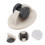 40pcs Practical Self-Adhesive Wheel for Storage Box Sticky Caster Wheels 4