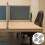 4 stuks zilverkleurige legering bureauklemmen/schermclips/glashouderbeugels/bureausteunen 4