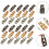 30Pcs Spring Cord Locks Double Holes Metal Buckles Adjustable Drawstring Locks 4