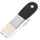 Set di 4 pennelli piatti con setole di nylon e manico in legno per acquerello e tempera. 7