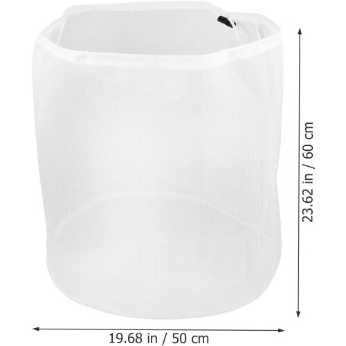 4pcs Washing Machine Laundry Bags Mesh Drawstring Closure Polyester Protects Clothes Travel Packing Organizer 1