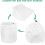 4pcs Washing Machine Laundry Bags Mesh Drawstring Closure Polyester Protects Clothes Travel Packing Organizer 4