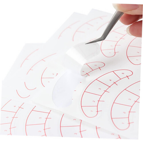 40 feuilles de patchs de positionnement isolants pour extensions de cils 2