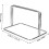Lot de 4 supports de séparation multifonctions en acier inoxydable pour bureau (sans base) 2