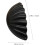 4pcs Vintage Shell Shape Drawer Pull Handles for Cabinets, Black Alloy Material 2