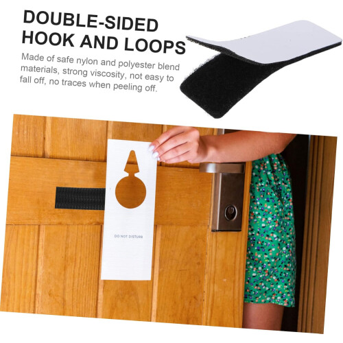 40pcs Double Side Tape Self Adhesive Hook and Loop Strips for Wall Plastics 1