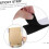 40pcs Double Side Tape Self Adhesive Hook and Loop Strips for Wall Plastics 4