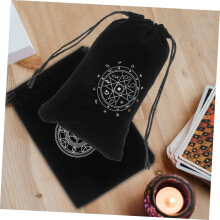 30er-Pack Tarotkarten-Aufbewahrungsbeutel mit Kordelzug, kleine, tragbare Kartenbehälter für Reisen, dekorativ und schick