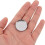 30pcs Empty Round Eyeshadow Pans Metal Cosmetic Refill Pans 3