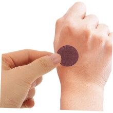 50 stuks zelfklevende pleisters voor vingerwondjes, flexibele stoffen pleisters, draagbare elastische ronde pleisters