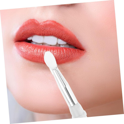 4pcs Double-ended Silicone Lip Brush Lipstick Applicator Eyeshadow Brush 1