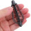 9pcs Carp Bait Cage Feeder Set with Copper Electroplated Spring Weighted Holder 4