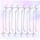 Classic Door Hanger Hooks Set 50Pcs Triangular Hole Board Hooks Storage Hooks for Home Dorm Office 2