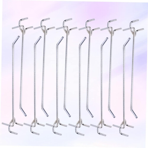 Classic Door Hanger Hooks Set 50Pcs Triangular Hole Board Hooks Storage Hooks for Home Dorm Office 1