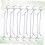Classic Door Hanger Hooks Set 50Pcs Triangular Hole Board Hooks Storage Hooks for Home Dorm Office 4