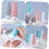 Travel Bottles Silicone Conditioner Bottle 4Pcs 90Ml Refillable Squeeze Leakproof 2