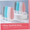 Travel Bottles Silicone Conditioner Bottle 4Pcs 90Ml Refillable Squeeze Leakproof 4