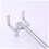 Classic Door Hanger Hooks Set 50Pcs Triangular Hole Board Hooks Storage Hooks for Home Dorm Office 8
