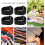 4pcs Hook and Loop Fastening Strap Portable Nylon Sticky Straps 8