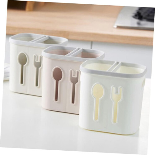 4 Pcs Draining Chopsticks Cage Chopstick Holder Organizer Dinnerware Organizer Spoon and Fork Holder 1