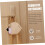 30Pcs Compact Key Tags Multi-Function Key Labels with Rings Luggage Tags 2
