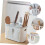 4 Pcs Draining Chopsticks Cage Chopstick Holder Organizer Dinnerware Organizer Spoon and Fork Holder 7