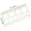 4pcs Plastic Drawing Circle and Oval Template Stencils Set, Geometric Measuring Ruler 2