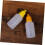 Lot de 30 flacons compte-gouttes souples pour voyage, avec bouchon. 3