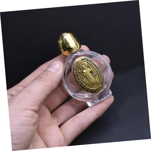 4pcs Glass Holy Water Bottle Catholic Refillable Empty Baptism Decorations 1