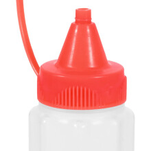 Lot de 4 mini flacons souples pour condiments, flacons distributeurs de vinaigrette avec bouchons à vis