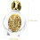 4pcs Glass Holy Water Bottle Catholic Refillable Empty Baptism Decorations 5