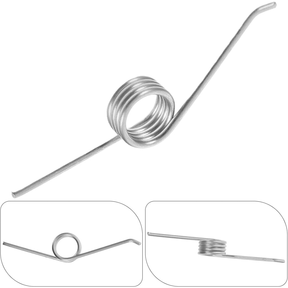 4 Pcs Stainless Steel Trash Can Lid Torsion Springs 0.9X7x115 Degree Rubbish Bin Lid Replacement Parts 8686962961737
