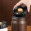 304 Stainless Steel Coffee Bean Canister Practical Vacuum-brown 5