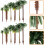 30pcs Miniature Model Trees Plastic Trees DIY Landscape Scenery for Scenery 3
