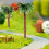 30pcs Miniature Model Trees Plastic Trees DIY Landscape Scenery for Scenery 6