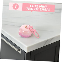 3er-Set Mini-Teekannen-Schlüsselanhänger, Taschenanhänger, Kawaii-Schultaschen-Accessoires, süß