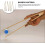 4pcs Bamboo Litter Picker Garbage Grabber 45cm Long Garbage Clamp com Parafuso Design Multi-função Pickup Tool 8