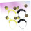 fasce per capelli creative per bambini e bambine, design primaverile brillante 4