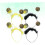 fasce per capelli creative per bambini e bambine, design primaverile brillante 5