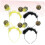 fasce per capelli creative per bambini e bambine, design primaverile brillante 6